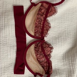 For Love & Lemons skivvies lace bra bralette